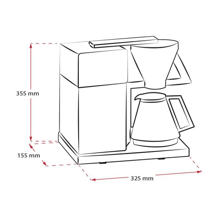 Кофеварка капельная Melitta Aroma Signature DeLuxe черная сталь