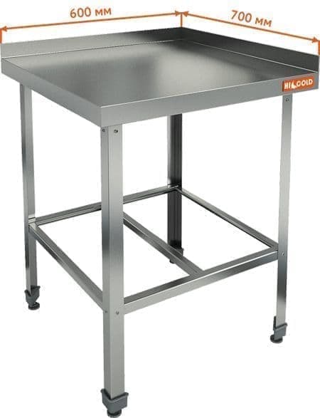 Стол производственный угловой Hicold НБМСУН-7/6Б