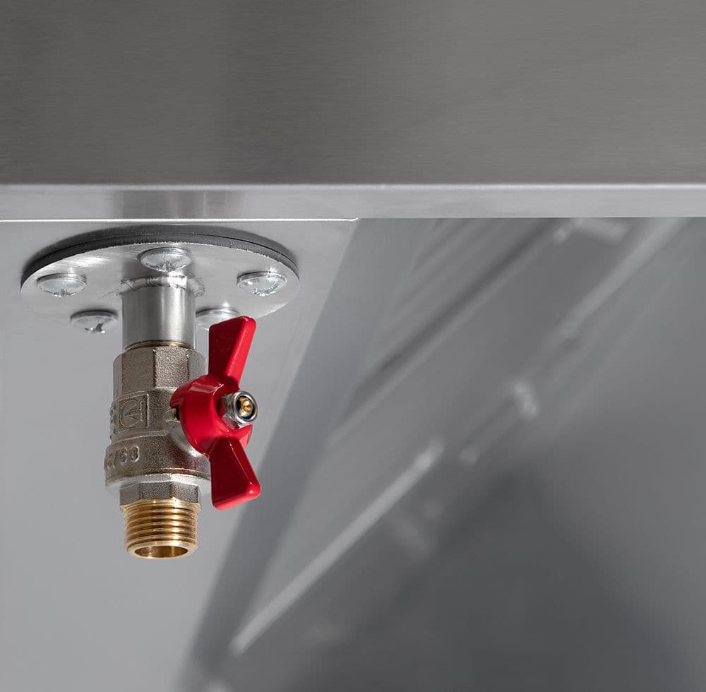 Зонт пристенный Luxstahl ЗКП 1000х1000 коробчатый