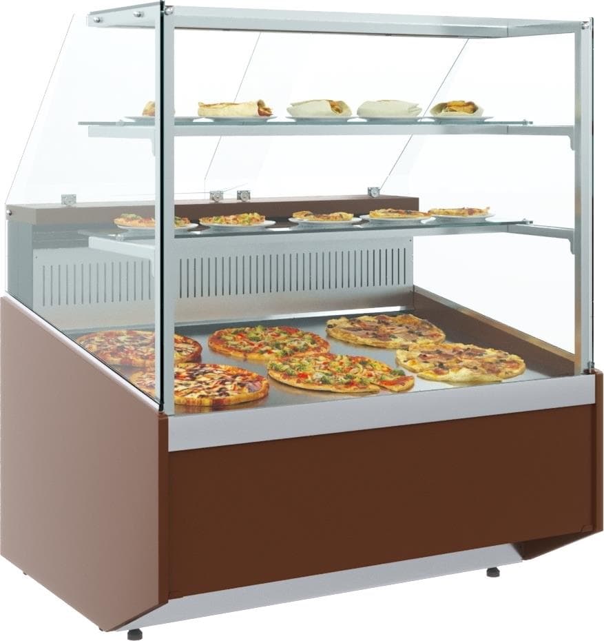 Витрина кондитерская Carboma KC95 VM 2,0-1 Белый глянец 1003 (динамика)