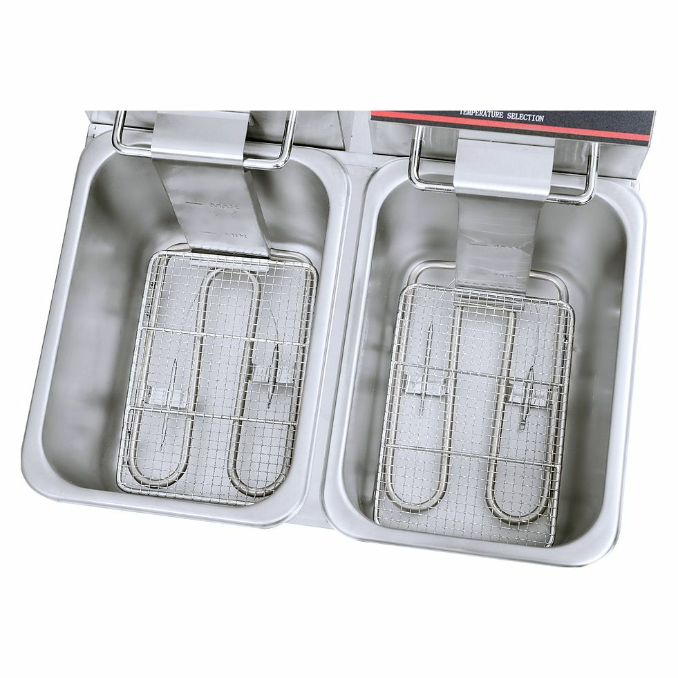 Фритюрница двойная профессиональная Роssо HEF 2х6 литров