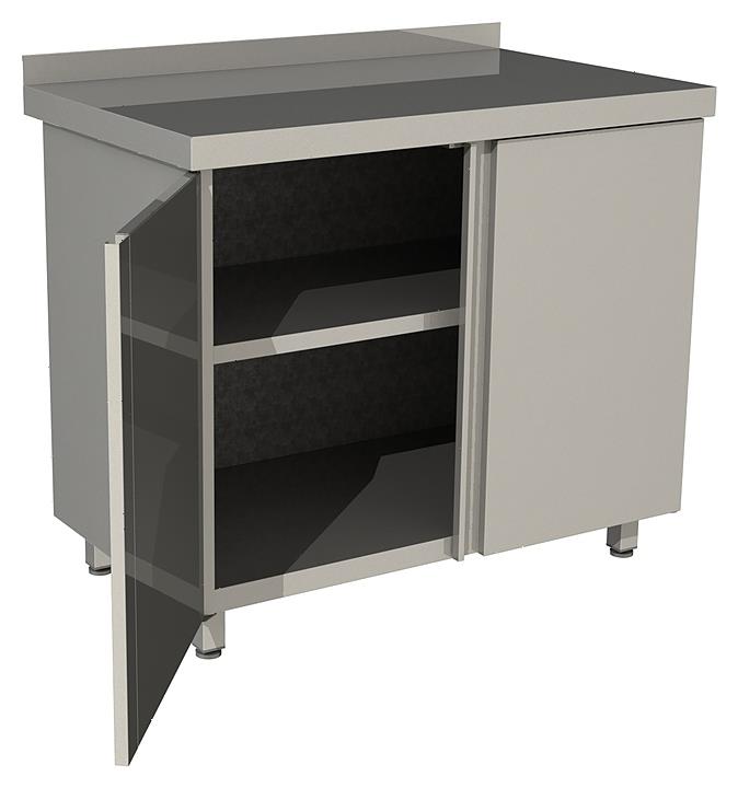 Стол производственный с распашными дверьми Restoinox СПЗР-13/7-Б