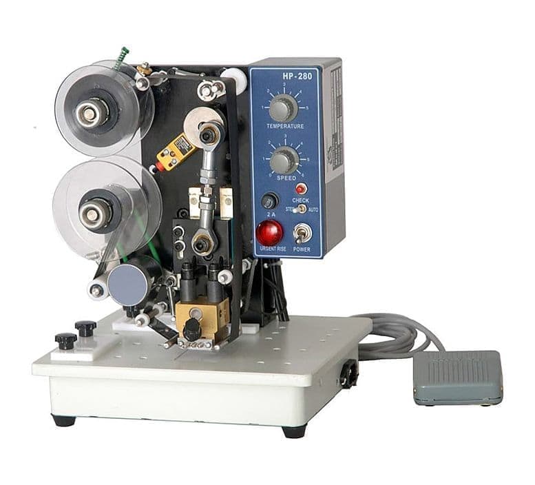 Датер Hualian Machinery HP-280 с лентой