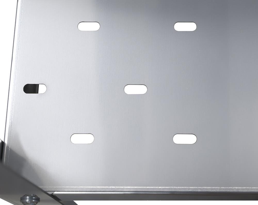 Стеллаж кухонный Luxstahl СРП-1800х800х300 перфорированные полки