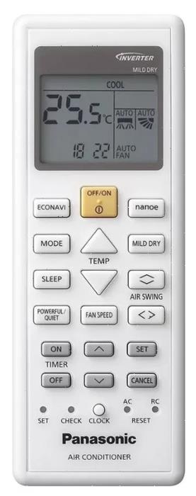 Настенная сплит-система Panasonic CS-PZ20WKD / CU-PZ20WKD белый