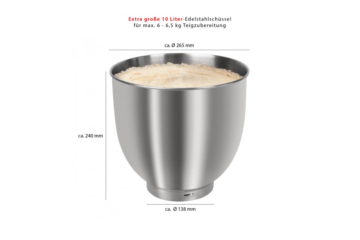 Комбайн кухонный Clatronic KM 3765 red