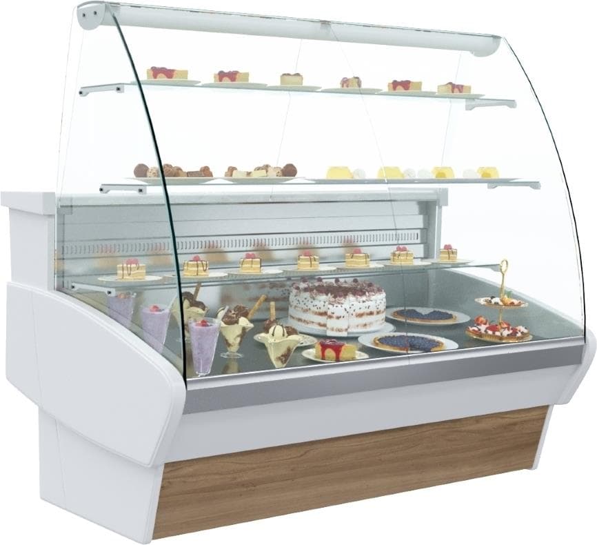 Витрина кондитерская Carboma K95 SM 1,5-1 (ВХСд-1,5) 0012-1015