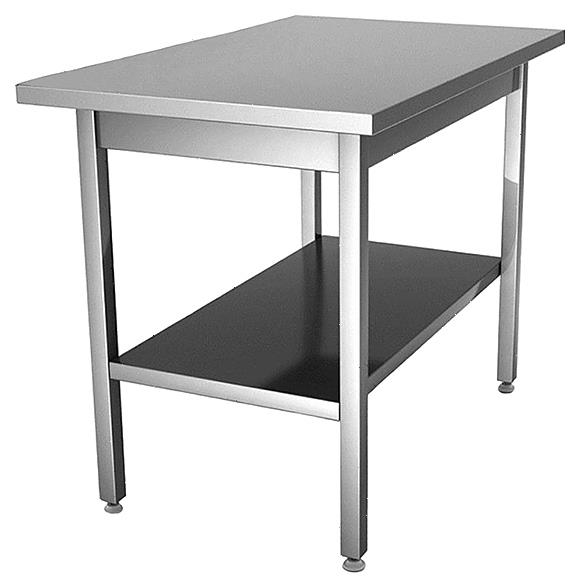 Стол производственный Hessen СРО 12/6 (нерж) с отв. для сбора отходов
