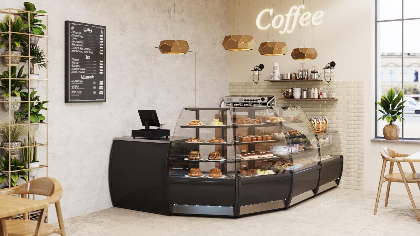 Витрина кондитерская Carboma K70 VM 0,9-12 (ВХСв-0,9д Mini) 0012-0109