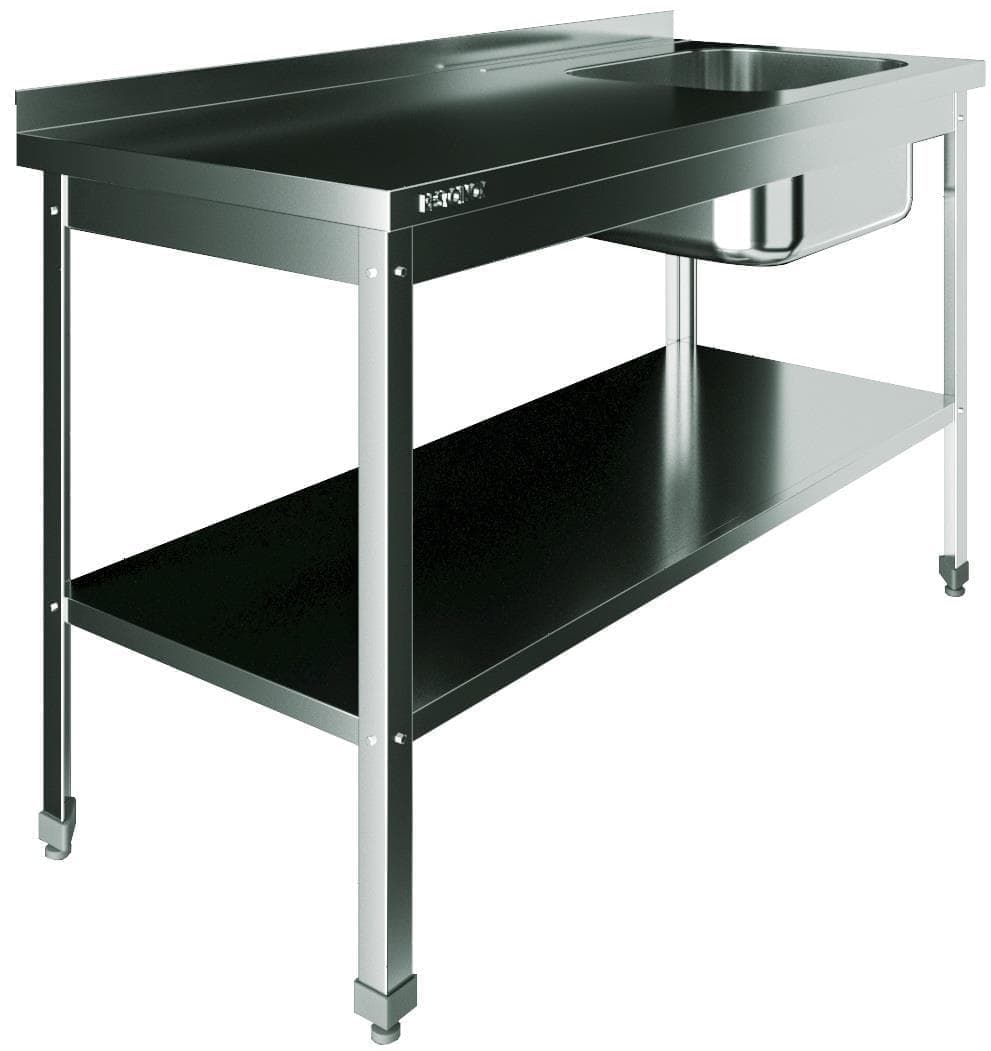 Стол с моечной ванной Restoinox ВМЦР/1-14/6-БПП-ЭЦ