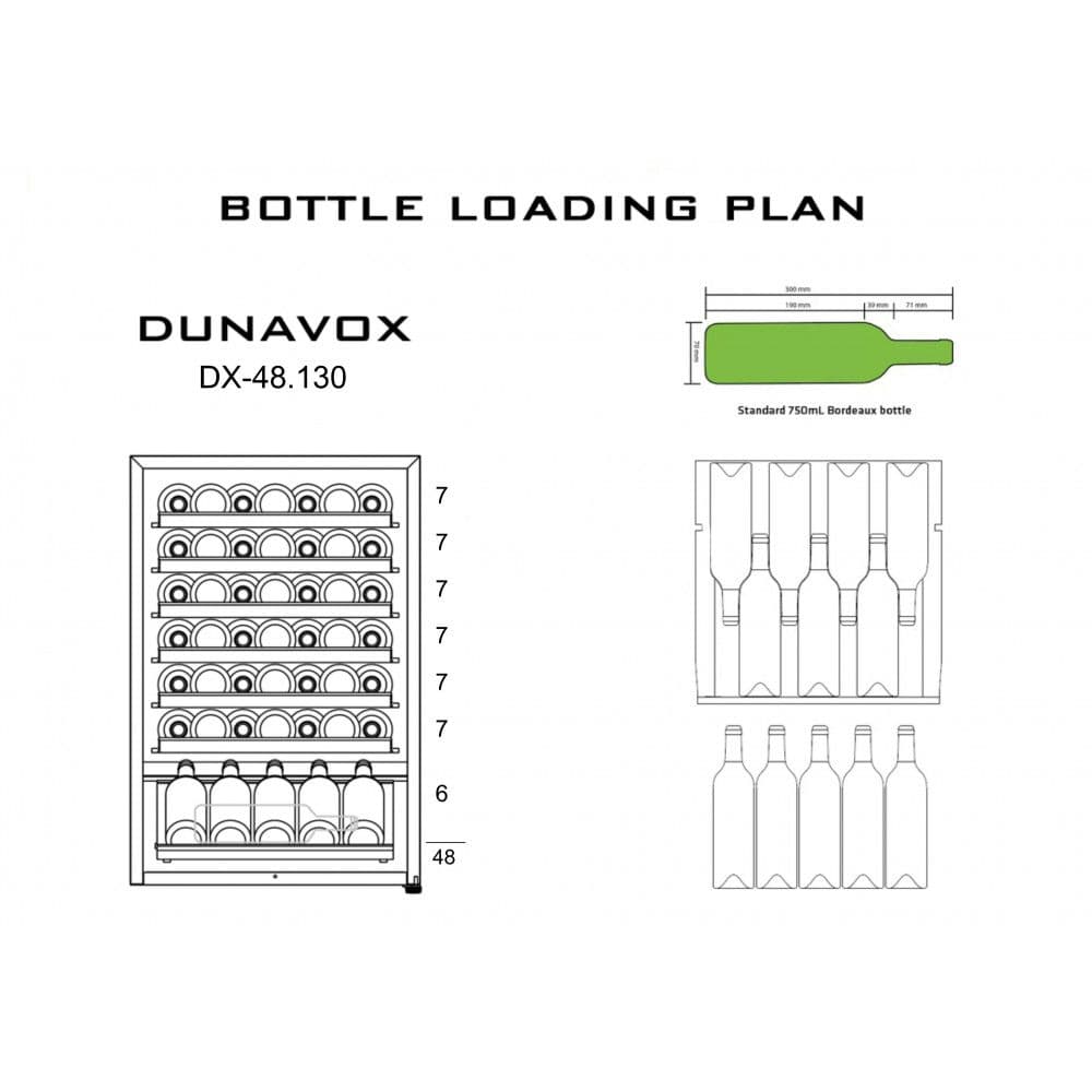 Шкаф винный Dunavox DX-48.130KF