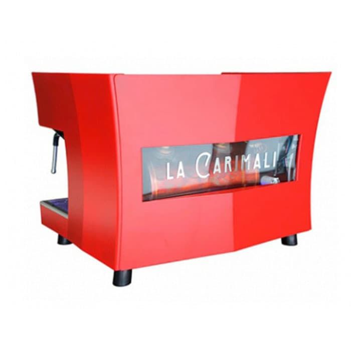 Кофемашина рожковая Carimali Nimble NI-E02-H-02-RED 2 гр, высокие, автомат, красный, с подсветкой гр