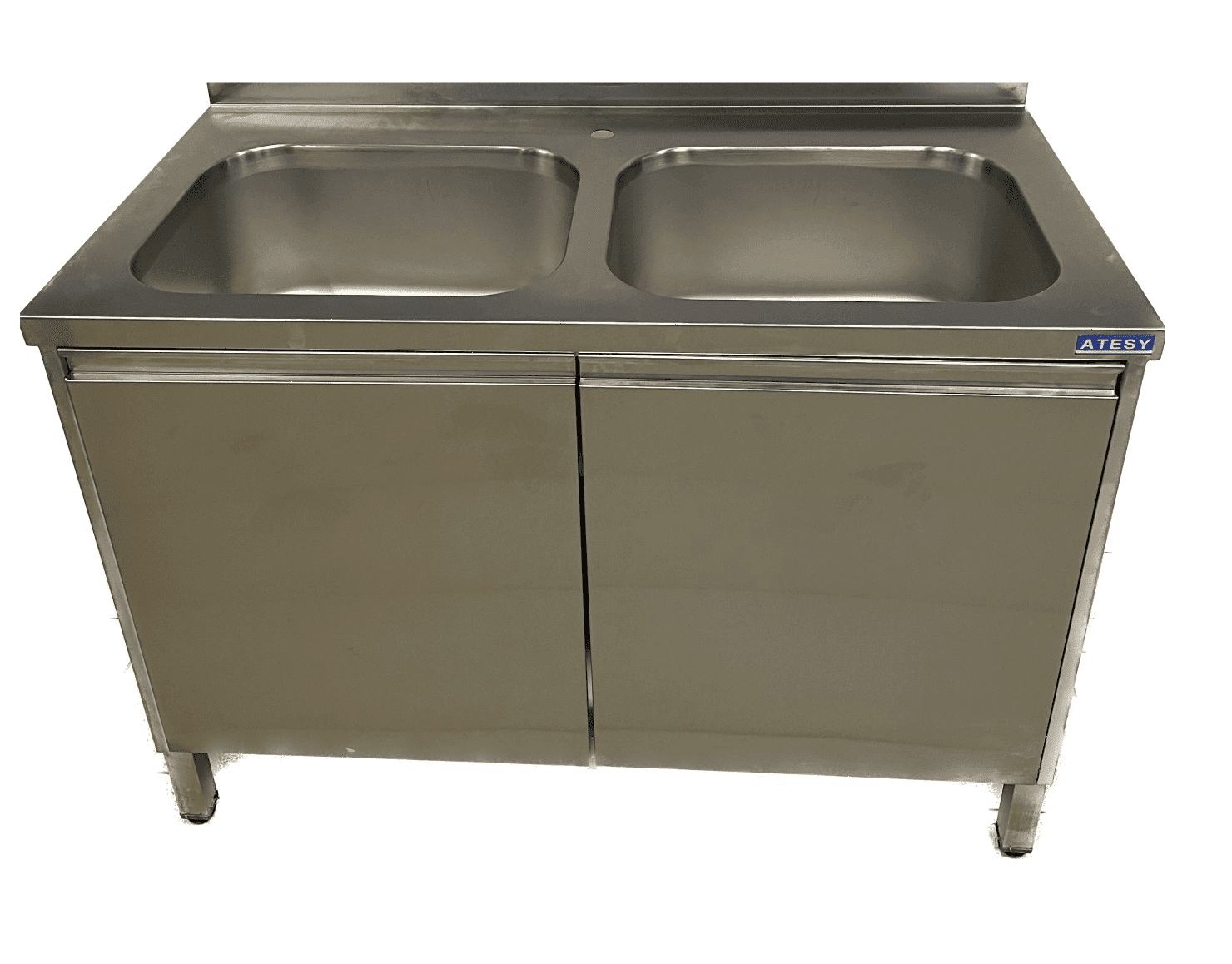 Стол с моечной ванной Atesy СТМ-С-2-1-1000.600-02-Р-О