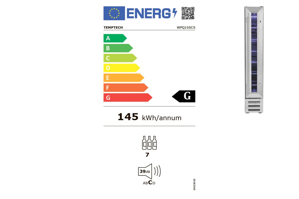Шкаф винный Temptech WPQ15SCS