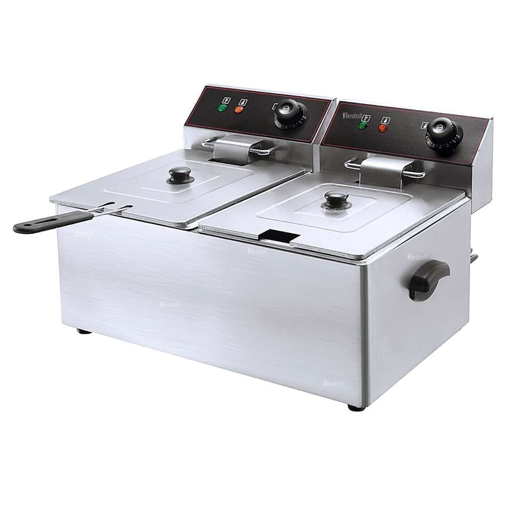 Фритюрница двойная профессиональная Rosso HEF-11L-2