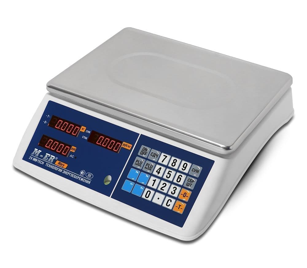 Весы торговые настольные M-ER 223 AC-32.5 "Mary" LED