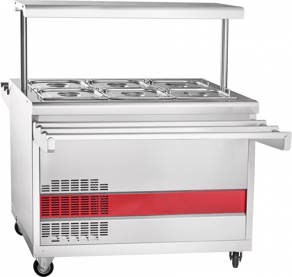 Прилавок для холодных закусок Abat ПВВ(Н)-70ПМ-НШ передвижной (21000000455)