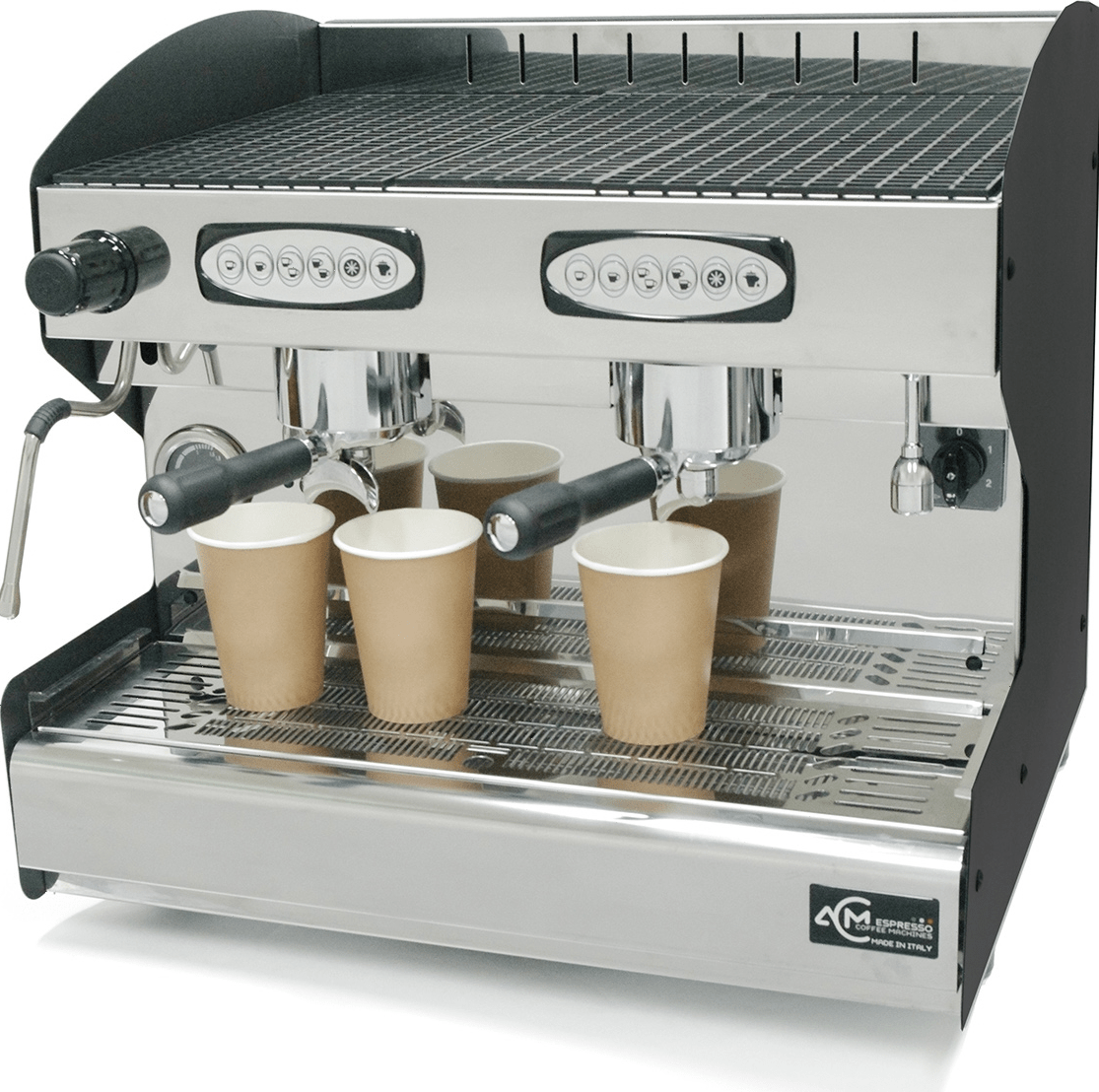 Кофемашина рожковая ACM Rounder 2Gr Compatta NERO (ACMRD002CN)