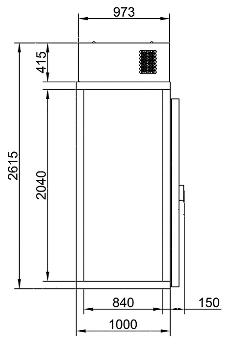 Камера холодильная Polair КХН-1,44 Minicella MM