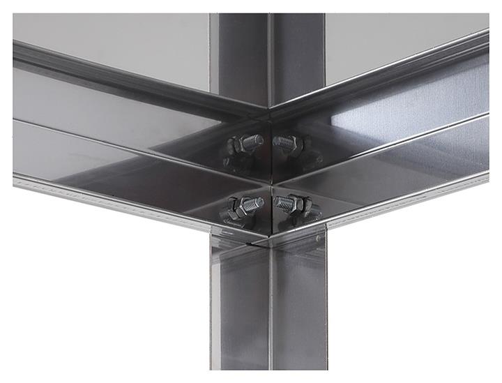 Стеллаж кухонный Luxstahl СР-1800x800x400/4 нерж