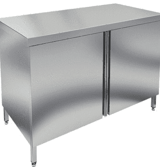 Стол-тумба с дверями купе Hessen СТКП 15/6 (нерж)