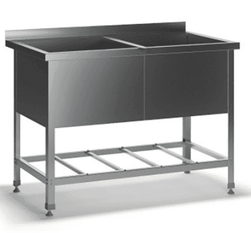 Ванна моечная двухсекционная Astropit АВМБ-2-10060-УНРН сварная