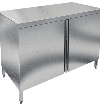 Стол-тумба с распашными дверями Hessen СТРП 9/6 (нерж)