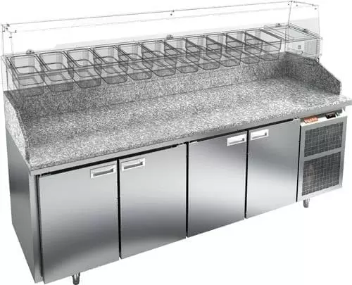 Стол холодильный (для пиццы) Hicold PZ3_1111/SN (без витрины)
