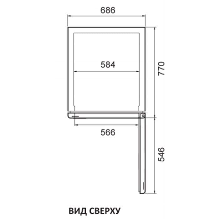 Шкаф холодильный Turbo Air FD650-R-G1-PT