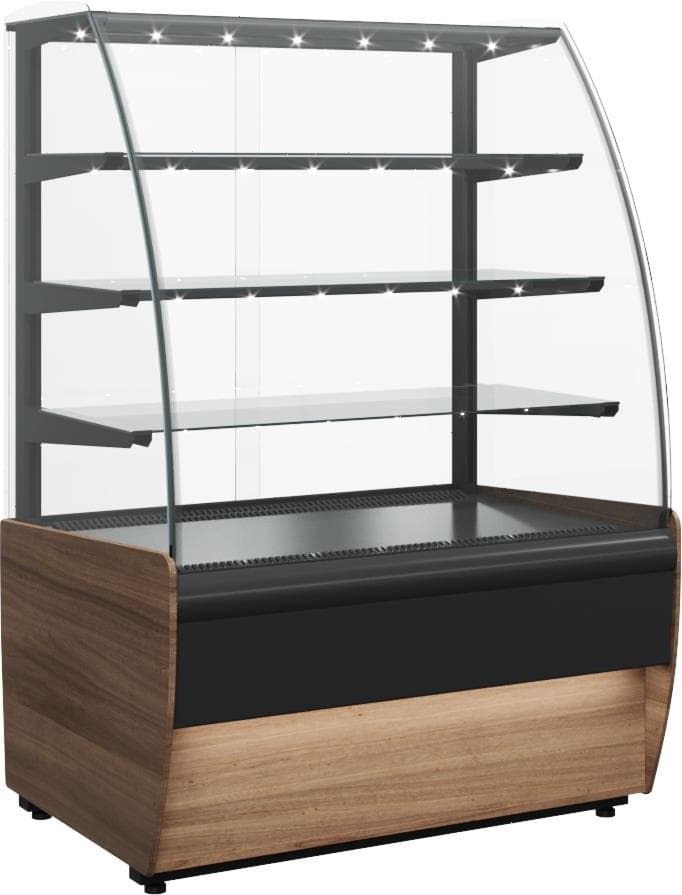 Витрина кондитерская Carboma K70 VH 0,9-1 (ВХСв-0,9д Техно) 9006-9005