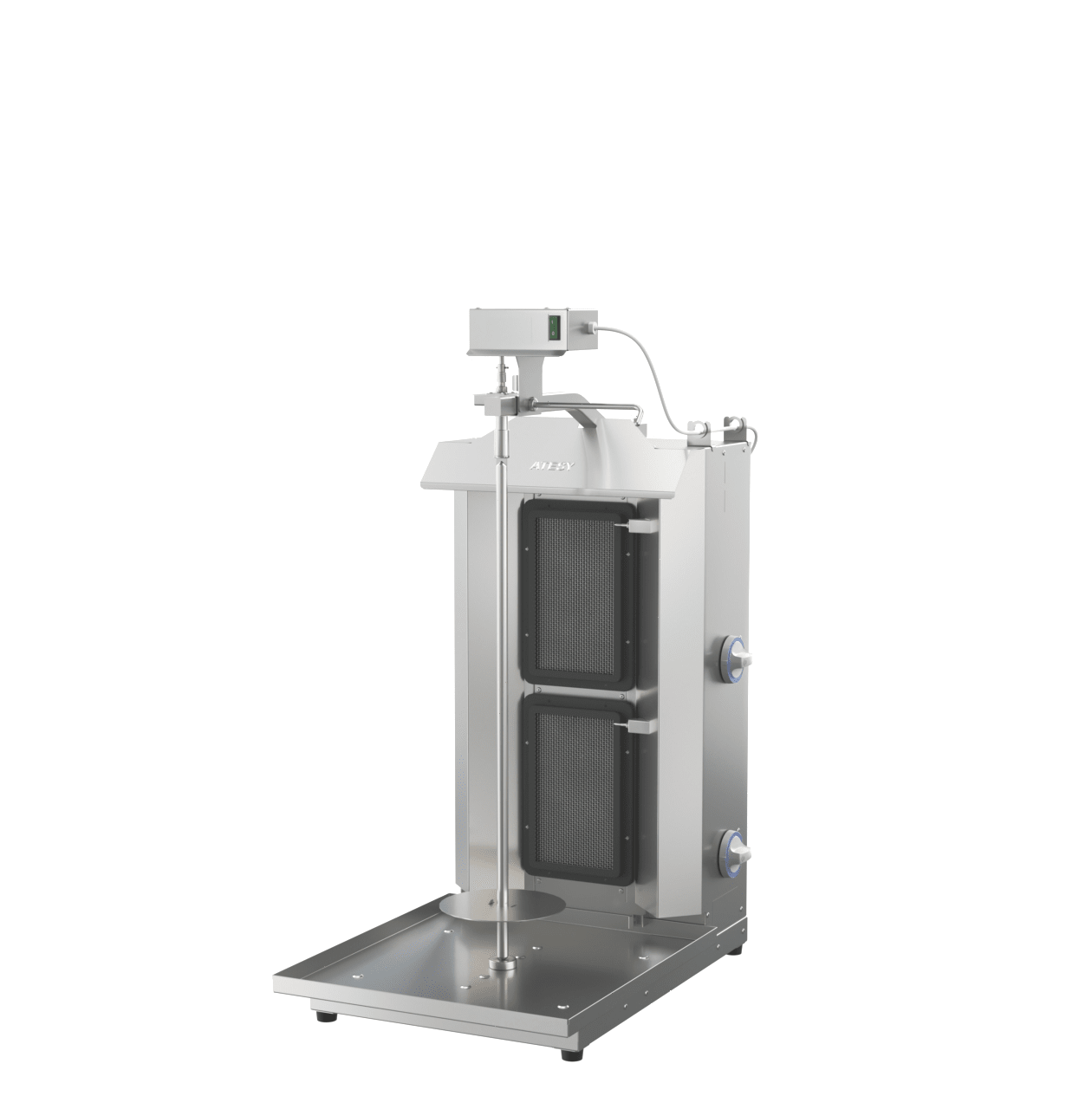 Гриль для шаурмы Atesy Шаурма-2-Газ-05-Оц (с ручным приводом)