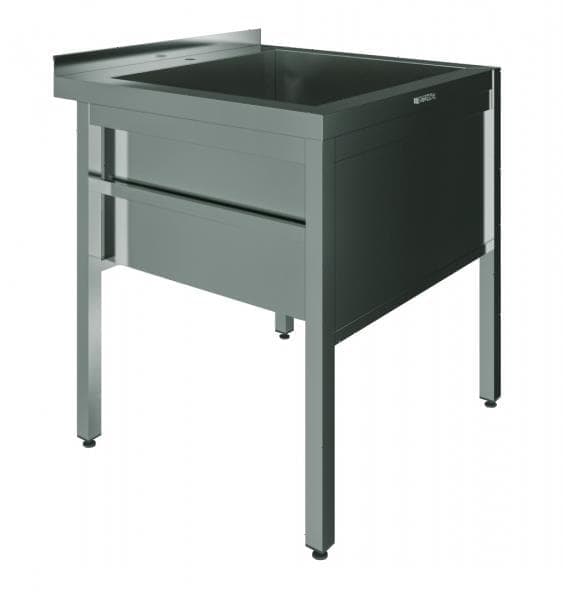 Ванна котломоечная с бортом Restoinox ВМСК-1/7/7-Б