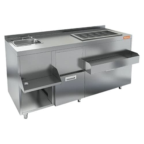 Коктейльная барная станция закрытая Hicold НБМКС-15/5БПК