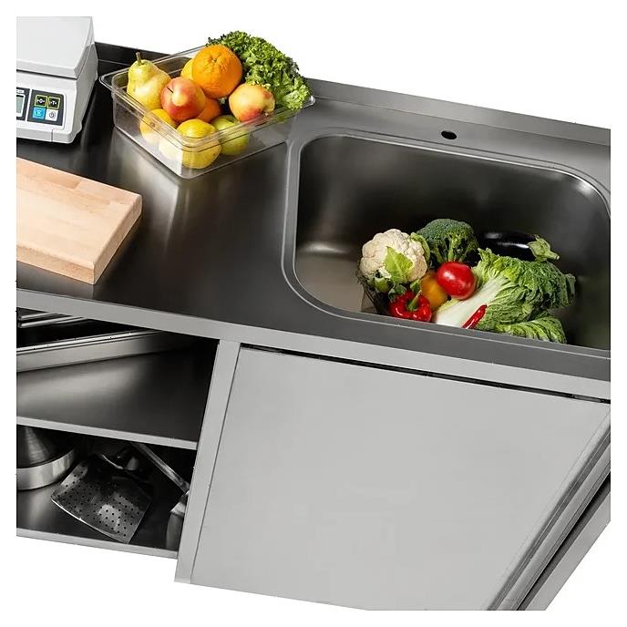 Стол с моечной ванной Кобор ВМЦЗР/1-140/70