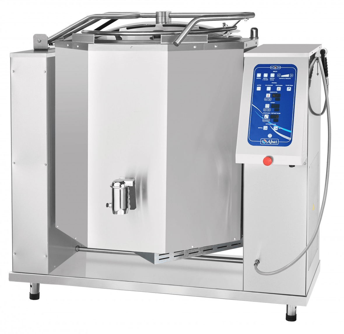 Котел пищеварочный Abat КПЭМ-350-ОМ2 со сливным краном (11000019567)