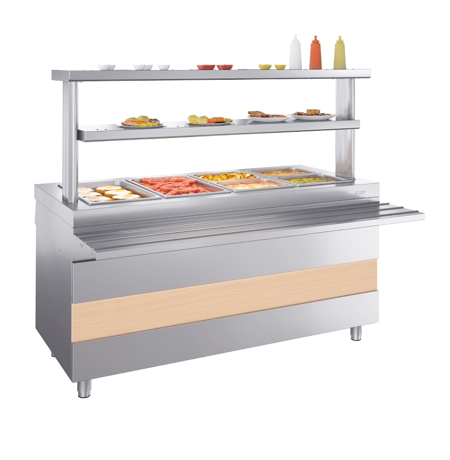 Мармит для вторых блюд Atesy Ривьера М2-1500-02-ПО без полок