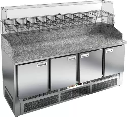 Стол холодильный (для пиццы) Hicold PZE3_1111/GN (без витрины)