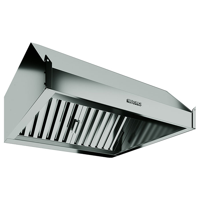 Зонт вытяжной пристенный Restoinox ЗВПП-18/12 с подсветкой