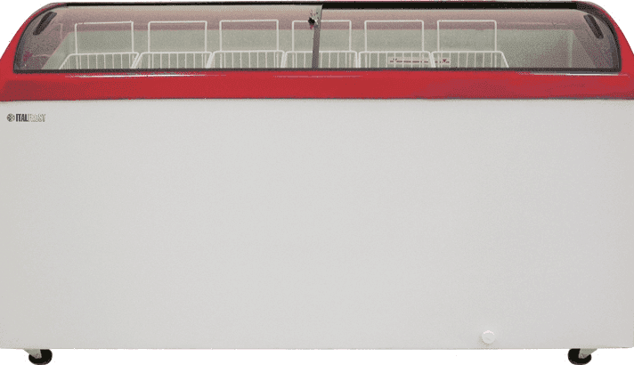 Ларь морозильный Italfrost CF600C красный (7 корзин)