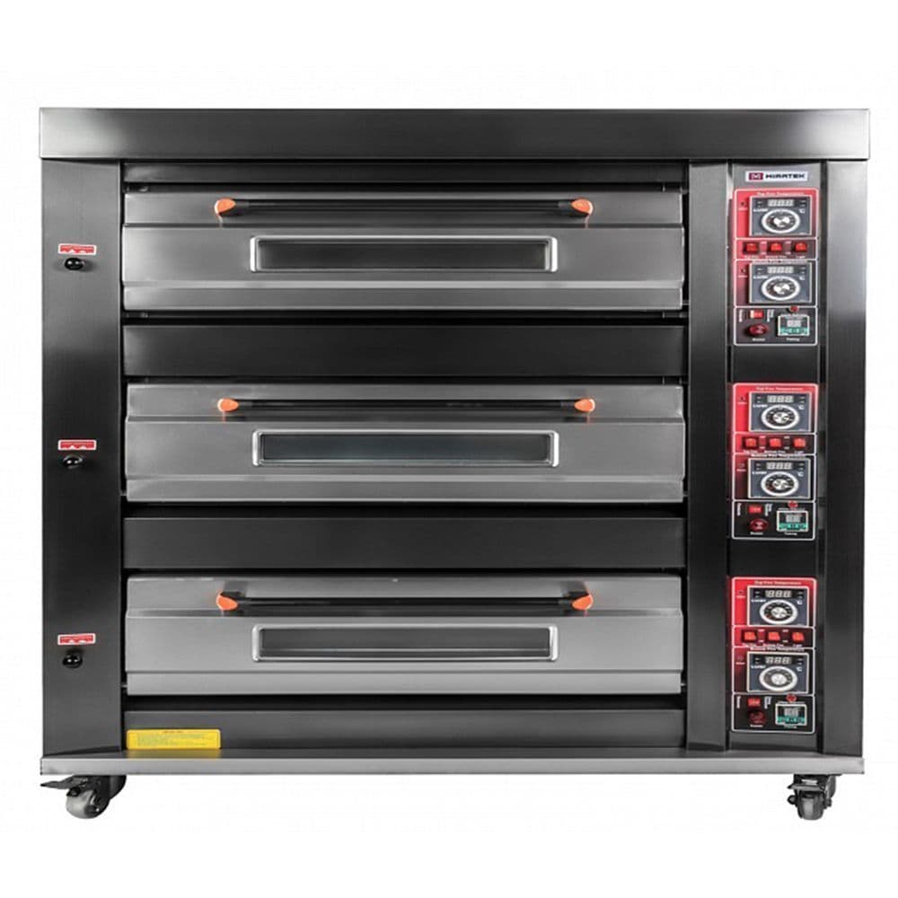 Печь подовая Miratek BK-39G ГАЗ с пароувлажнением на все ярусы