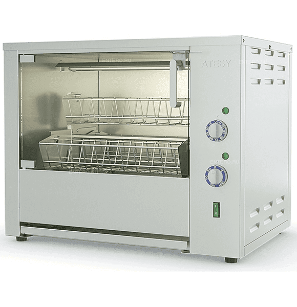 Гриль для кур карусельный Atesy Командор-4Э-Т