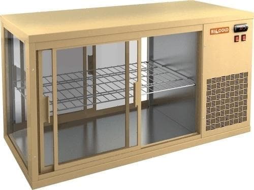 Витрина холодильная Hicold VRL T 1300 R Beige