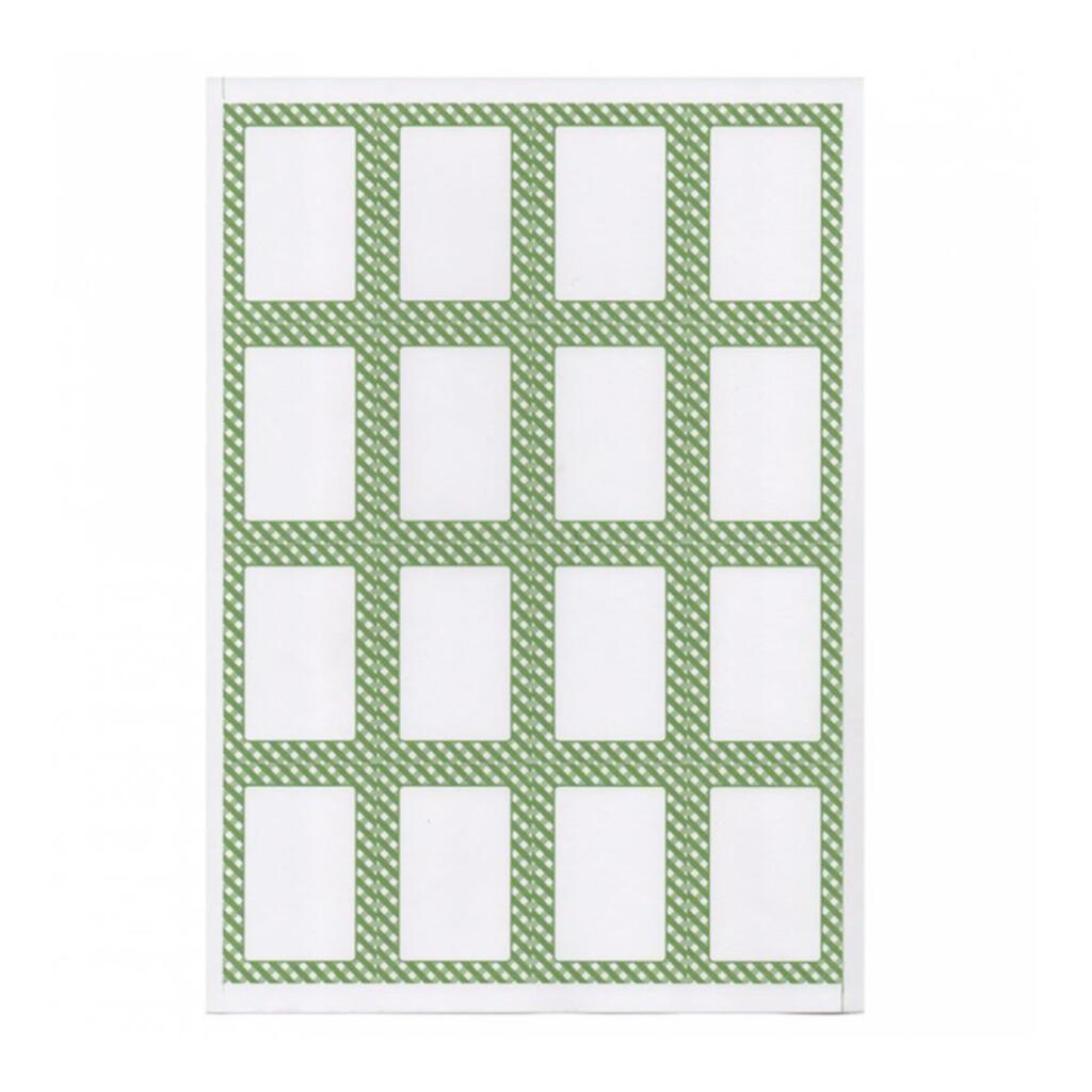 Этикетка бумажная белая, 4,5х6,5 см, 16 наклеек на листе А4, 100 л Garcia De Pou | 209.62