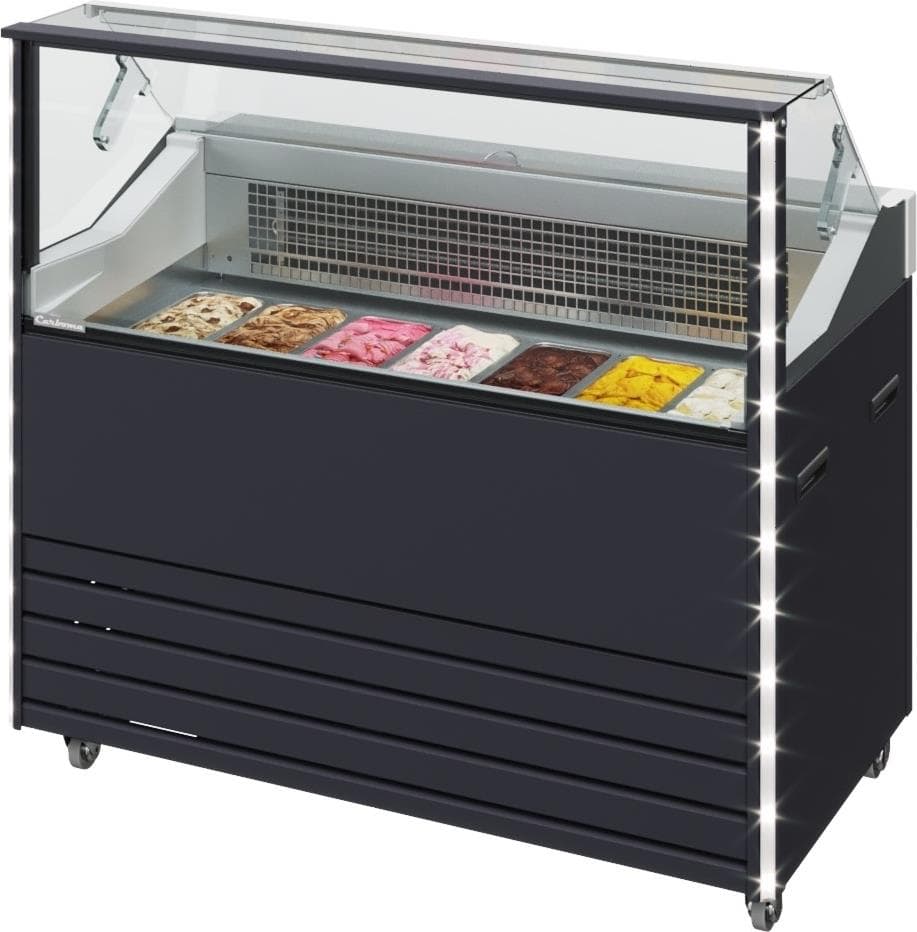 Витрина для мороженого Carboma IC72 SL 1,3-1 9003 индивид. брендирование