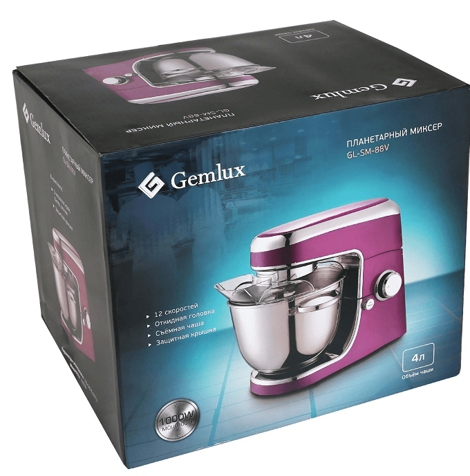 Миксер планетарный Gemlux GL-SM-88V