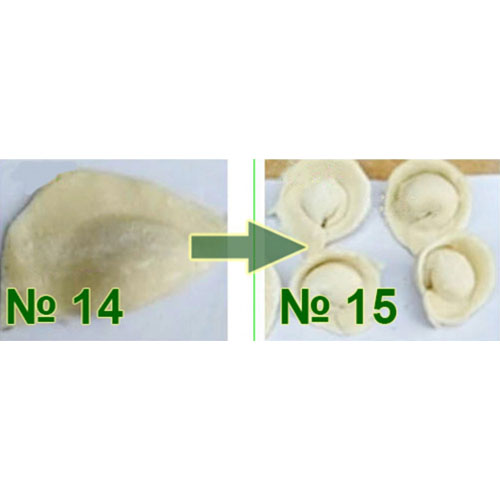 Формующий узел пельменного аппарата Roal Meat QT-100 №14-15 (полумесяц для долепки)