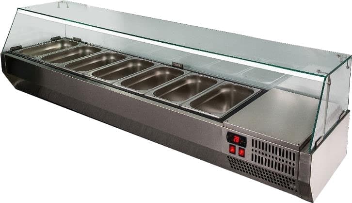 Витрина холодильная для ингредиентов Polair VT3v‑G (1/4)