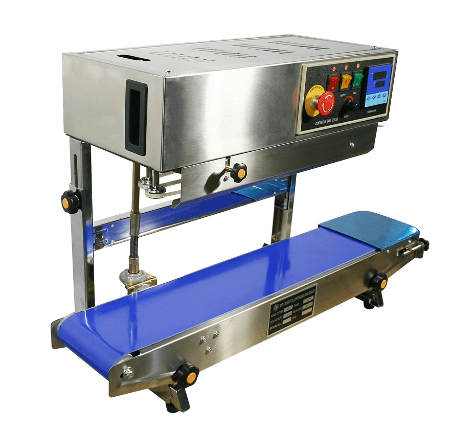 Конвейерный запайщик Магикон DBF-770 вертикальный, нерж