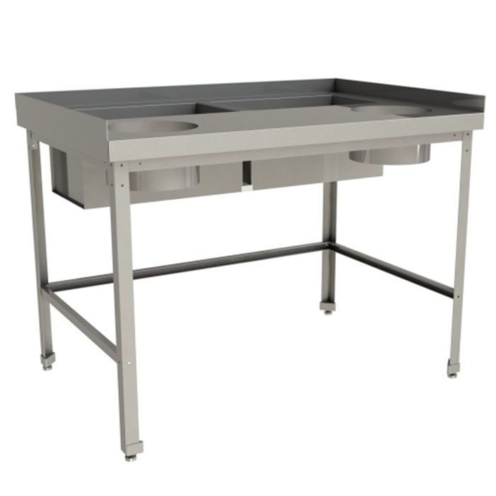 Стол для обработки корнеплодов и овощей Restoinox СДК-15/8