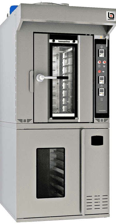 Печь ротационная Bassanina FR MINI E46.10 с расстоечным шкафом FR MINI E46.PR